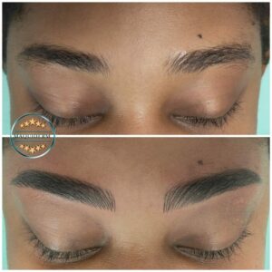 Forme des sourcils pour le maquillage permanent
